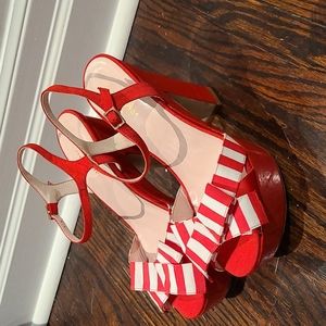 Kate spade size 8 red heels